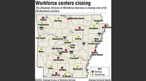 Arkansas Division Of Workforce Services Closing 9 Workforce Centers As