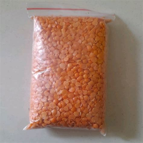 Red Masoor Dal Split High In Protein Packaging Size 1 Kg At Rs 80