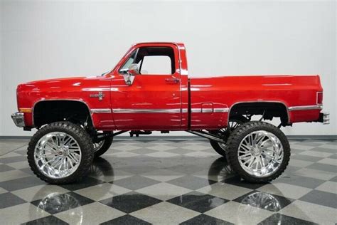 Classic Vintage Square Body K10 Lift American Force Wheels For Sale