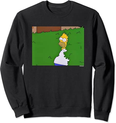 The Simpsons Homer Hedge Meme Sweatshirt Amazon Co Uk Clothing