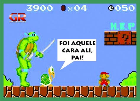 MARIO X TARTARUGAS Game Com Rapadura