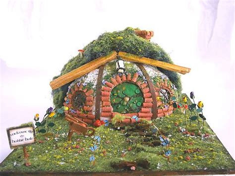 Fairy Garden Hobbit House Diorama Hobbiton Ooak Fantasy Etsy Etsy