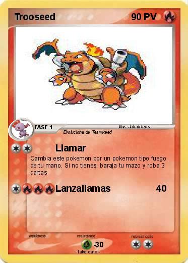 Pokémon Trooseed Llamar Mi Carta Pokémon