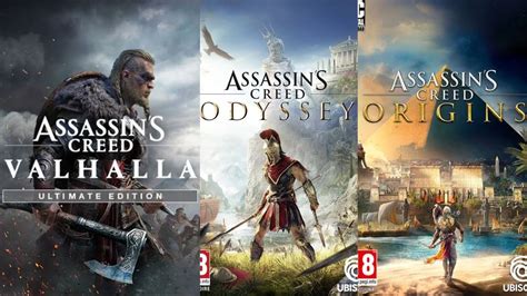Assassin S Creeds Trilogy Trailer Origins Odyssey Valhalla Fan