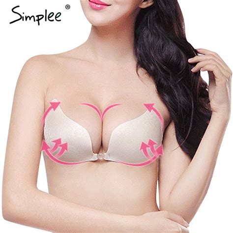 Simplee Sexy Nipple Cover Women Bra Push Up Intimates Accessories