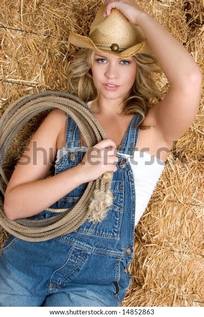 Beautiful Cowgirl Stock Photo 14852863 Shutterstock