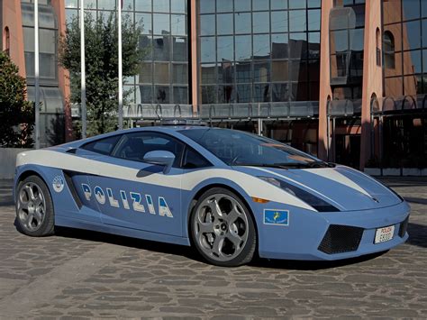 2004 Lamborghini Gallardo Polizia Police Supercar Supercars Wallpaper