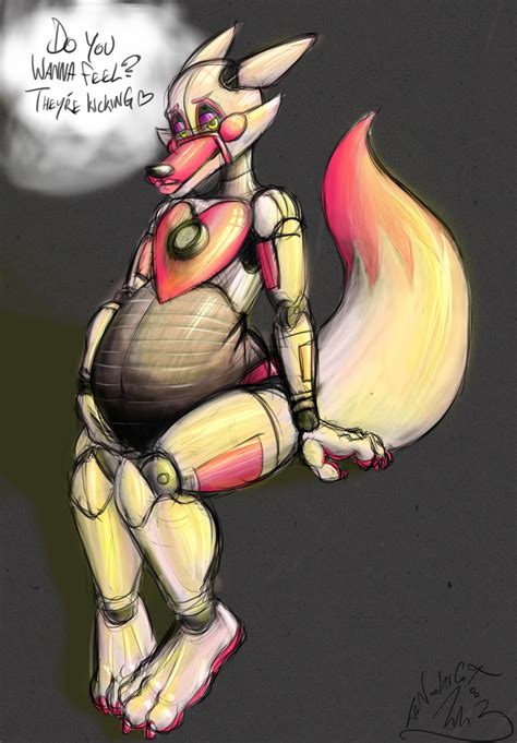 Pregfuntime Foxy Funtime Foxy Five Nights At Anime Fnaf