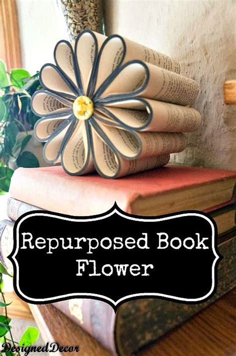 12 Awesome Book Page Projects Book Upcycle Diys A Cultivated Nest