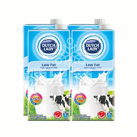 DUTCH LADY LOW FAT MILK UHT 4x1L Frozen Food Best Priced Quality