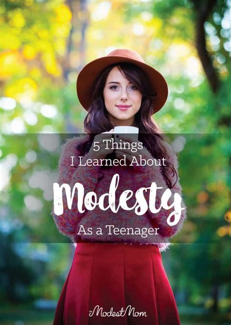 5 Things I Learned About Modesty As A Teenager