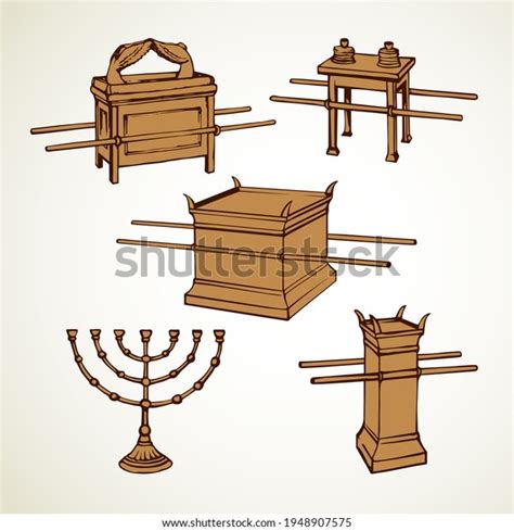Altars Temple Vector Drawing Stock Vector Royalty Free 1948907575