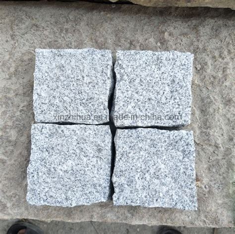 Natural Splitflamed Wholesale Granite Cobblestone Cubekerbstone