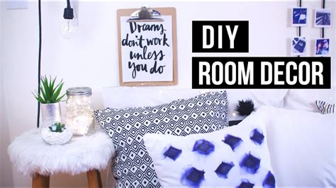 Diy room decorating ideas for teenagers! DIY Tumblr + Pinterest ROOM DECOR! | 2016 - YouTube