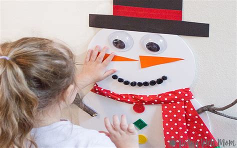 Pin The Nose On The Snowman Activity For Kids Kids