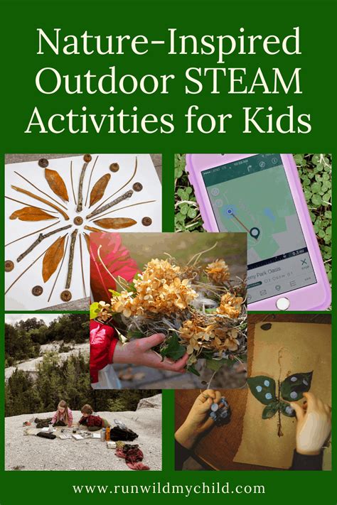 Nature Inspired Outdoor Steam Activities For Kids Run Wild My Child