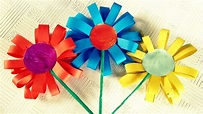How To Make Paper Flowers Easy For Kids | Best Flower Site