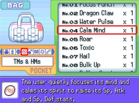 How To Get Tm04 Calm Mind In Pokémon Platinum Guide Strats