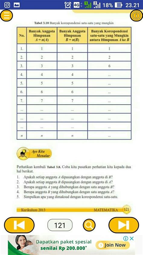 Jawaban Soal Matematika Kelas 7 Halaman 121