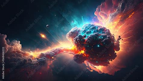 Stunning Realistic Wallpaper Of A Supernova Deep Space Starry Astrophotography Universe