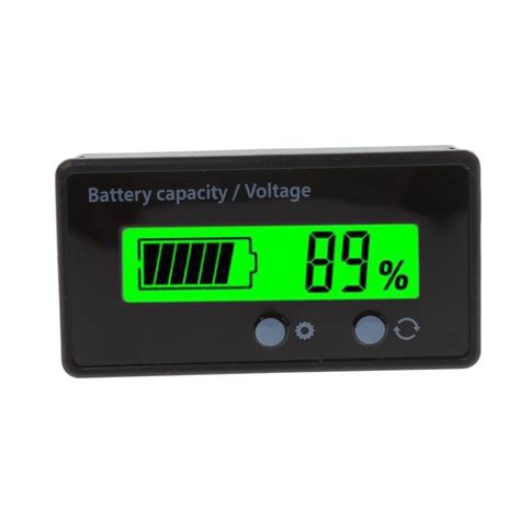 8 70V LCD Acid Lead Lithium Battery Capacity Indicator Voltmeter