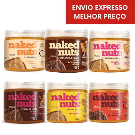 Pasta De Amendoim Castanha Mix De Nuts Naked Nuts Pasta Fit E Cremosa Todos Os Sabores