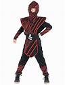 Disfraz de Ninja salvaje rojo Niño: Disfraces niños,y disfraces ...