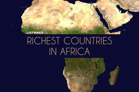 Top Richest Countries In Africa Talkafricana