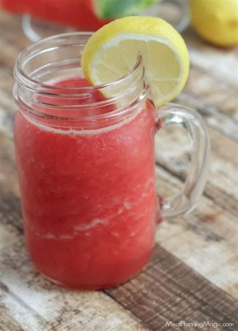 Super Simple Refreshing Watermelon Lemonade Slushie Is A Great Way To