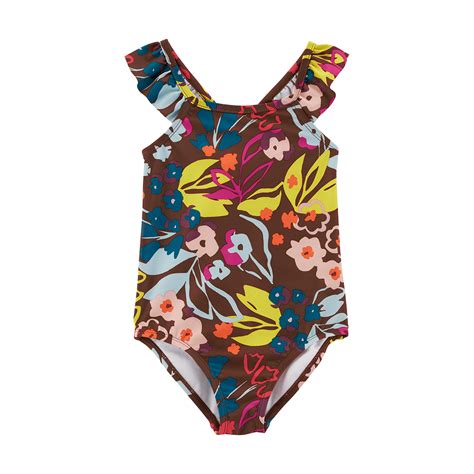 Vestido De Baño Enterizo Multicolor Niñas Carters Carters Pepe