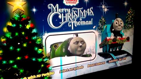 Thomas And Friends Merry Christmas Thomas Dvd Menu Walkthrough Youtube