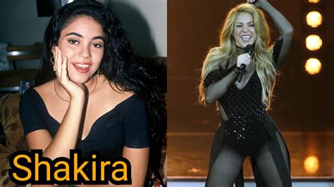 Shakira 1977 2017 Antes Y Despues Before And After Youtube
