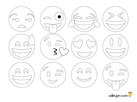 Resultado De Imagen Para Emojis Colorear Arte De Manualidades Fáciles