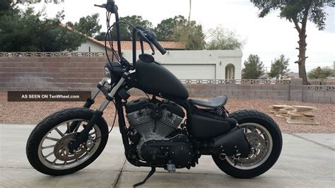 2007 Harley Davidson Sportster Bobber Matte Black Powder Custom