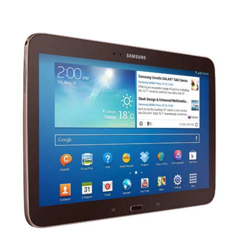 Samsung Galaxy Tab 3 Wifi 101 Inch Tablet 16 Gb Golden Brown Iwoot