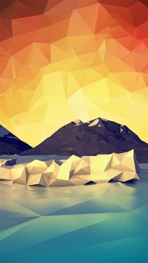 Free Download Low Poly Wallpapers Desk Phone Abstract Art Wallpaper