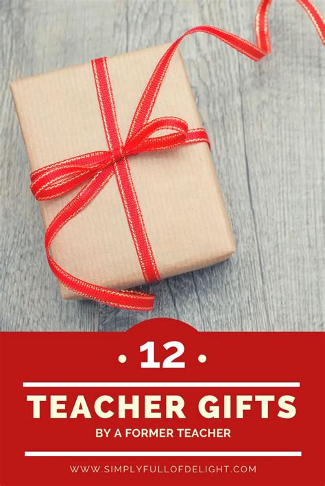 I know there are some really cute coffee mugs out there, but think about it. Teacher Gifts - What Teachers Really Want - Simply Full of ...