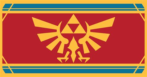 Hyrule Flag Based On Breath Of The Wild Rvexillology