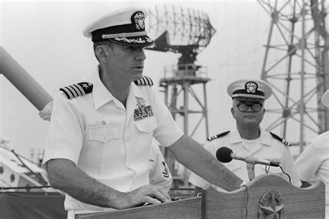 Captain Capt Ts Althouse Commanding Officer Of The Destroyer