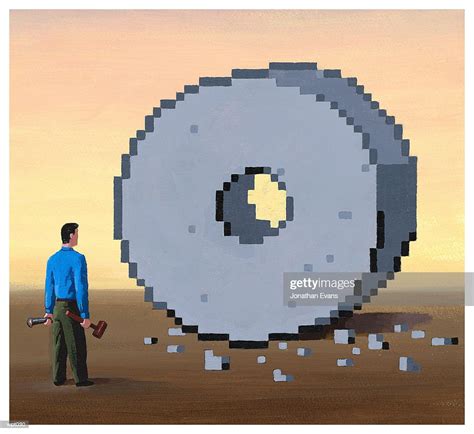 Man Reinventing The Wheel High Res Vector Graphic Getty Images