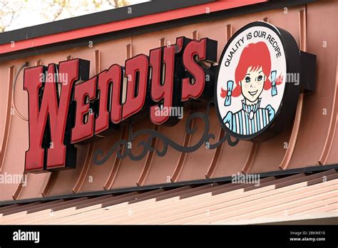 New York City, USA. 05th May, 2020. Some Wendy's fast food restaurant