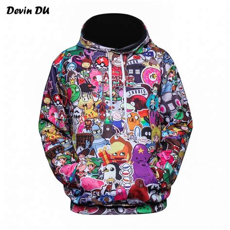 Devin Du Anime Hoodies Menwomen 3d Sweatshirts With Hat Hoody Unisex