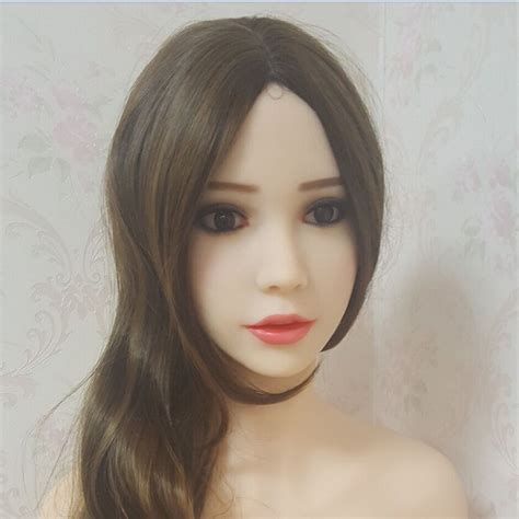 realistic doll head 50 life size silicone love doll heads for 135cm 140cm 148cm 153cm 155cm