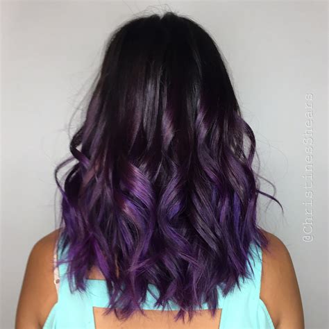 Purple And Black Ombré Beauty Hair Styles Long Hair Styles