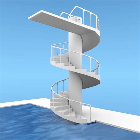 3d Model Swimming Pool Diving Platform