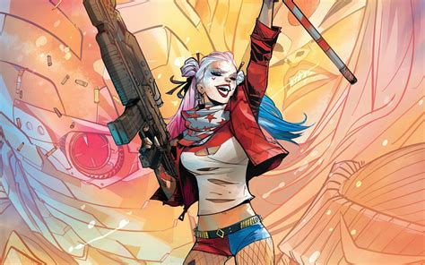 3840x2400 Harley Quinn Comic Art 4k 3840x2400 Resolution Wallpaper Hd