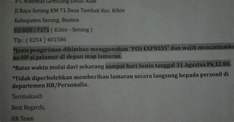 Pelaku berinisial aj, 28 tahun, tega menusuk sang istri as, 20 tahun, kejadian tersebut terjadi di jalur c pt nikomas gemilang, desa tambak, kecamatan kibin. Loker Pt Nikomas Gemilang 2021 : Loker Pt Parkland World ...