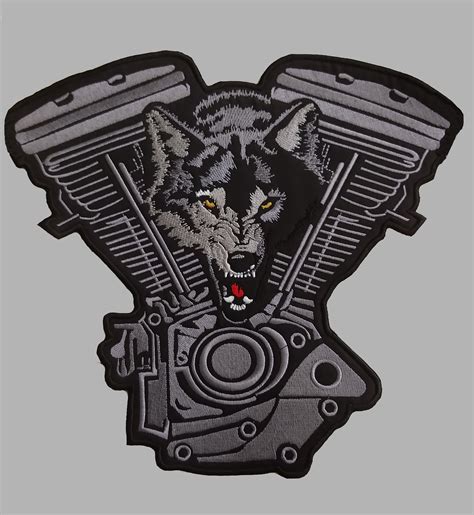 Wolf With Engine Badgeboy