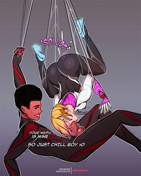 Miles Morales X Gwen Stacy By Mikkinsfw Hentai Foundry