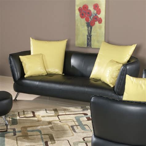 Awesome Black Leather Living Room Furniture For Comfortable Check More At Leather Sofa